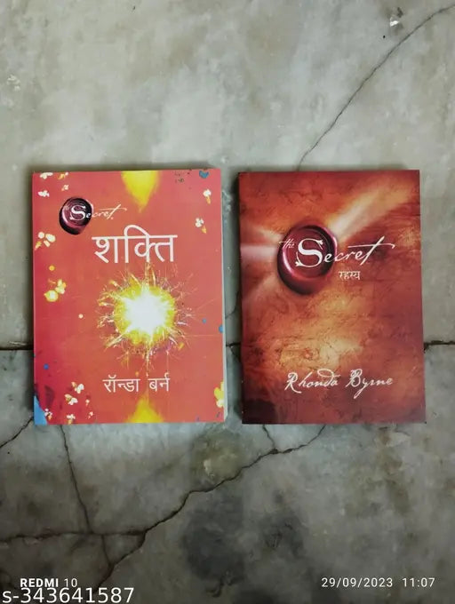 2 Book Hindi Combo :- The Power/Shakti + The Secret/Rahasya (Hindi  Paperback  Rhonda Byrne)