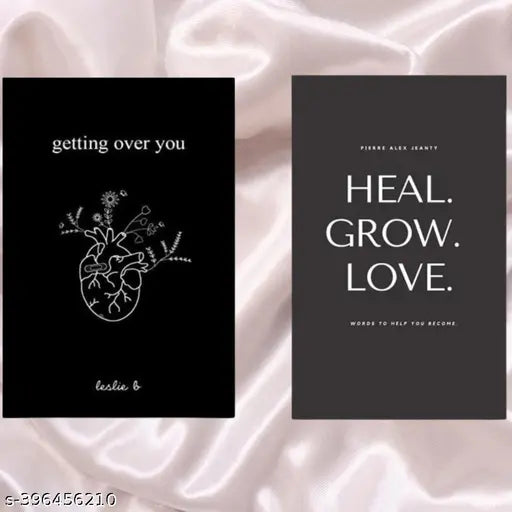 Heal. Grow. Love. Book by Pierre Alex Jeanty + Getting Over You