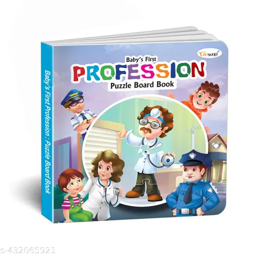 Baby's First Profession Puzzle Board Book : Educational activity board book  Preschool learning book  Children Early Learning Board Book