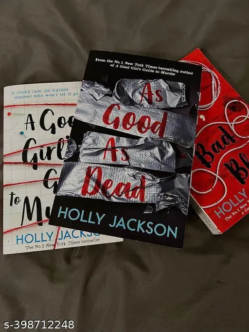 SET OF 3 BOOKS( A GOOD GIRLS GUIDE TO MURDER  GOOD GIRL BAD BLOOD  AS GOOD AS DEAD)