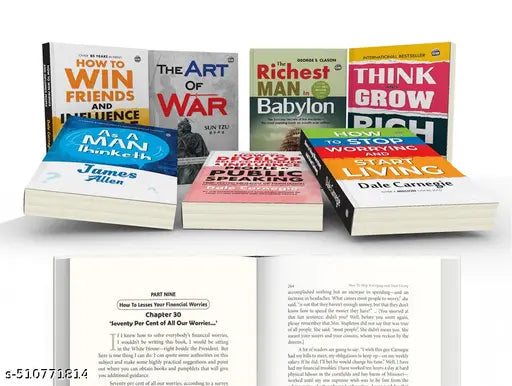 Timeless Classics Novel : The Ultimate Personal Development & Wealth Building Set - Think & Grow Rich  The Art of War  How to Win Friends & More