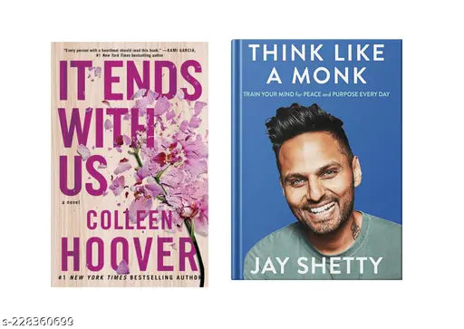 IT END WITH US BY COLLEEN HOOVER +  THINK LIKE A MONK BY JAY SHETTY