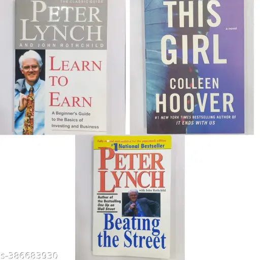 BOOKS HUB LEARN TO LEARN & BEATING THE STREET & THIS GIRL BY HOLLEN HOVEER  (PACK OF 3)