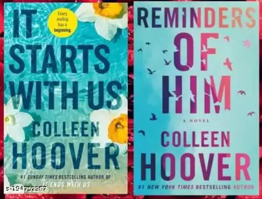 It Starts With Us + Reminders Of Him– 18 October 2022  (Paperback  Colleen Hoover) (2 BOOKS COMBO)