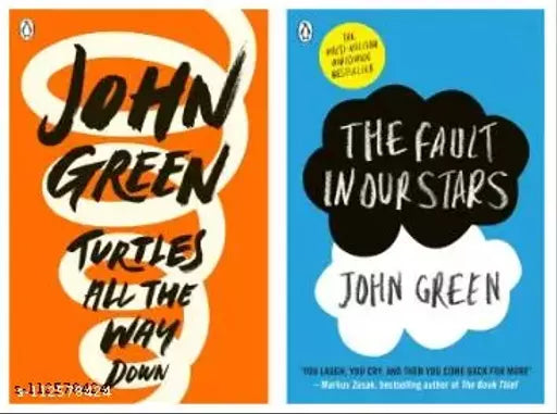 Set Of Two Books : Turtles All The Way Down + The Fault In Our Stars  (Paperback  John Green)