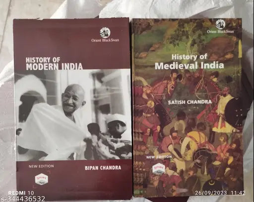 Best Combo Of 2 Book :- History Of Modern India & History Of Medieval India (English  Paperback Bipin Chandra  Satish Chandra)