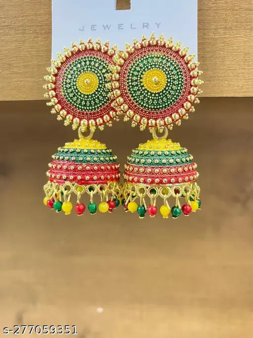 Multicolour Jhumka for Women - Jhumka Earrings 