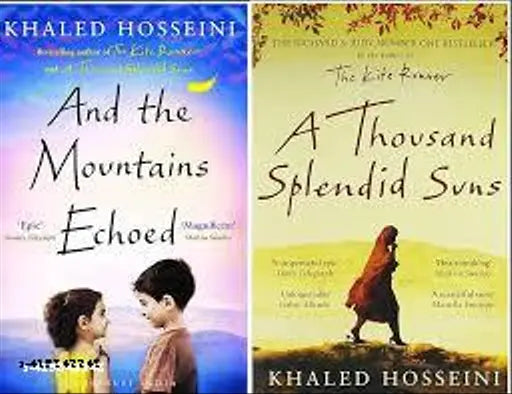COMBO OF 2 BOOK And The Mountain Echoed + A Thousand Splendid Suns By Khalid Hussaini ( English  Paperback ) Bestseller