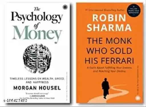 The Psychology Of Money And The Monk Who Sold His Ferrari  (Paperback  Morgan Housel  Robin Sharma) (2 BOOKS COMBO)