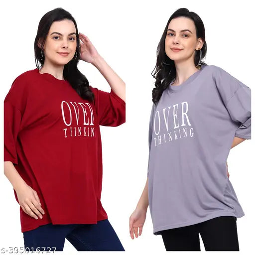 Woman Oversized Cotton T Shirt