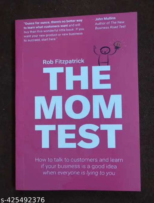 The Mom Test (English  Paperback  Rob Fitzpatrick)