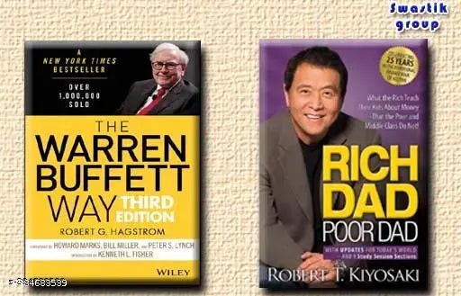 The Warren Buffett Way Kindle Edition +Rich Dad Poor Dad: 25th Anniversary Edit Paperback