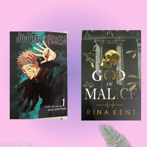 BOOK HUB Jujutsu Kaisen AND GOD OF MALICE COMBO PACK OF 2