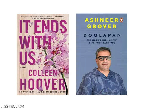 IT END WITH US BY COLLEEN HOOVER +  DOGLAPAN BY ASHNEER GROVER