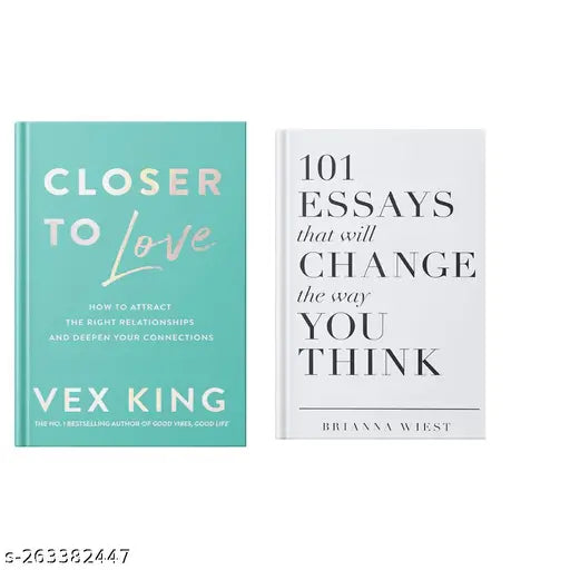 CLOSER TO LOVE BY VEX KING + 101 ESSAYS THAT WILL CHANGE THE WAY YOU THINK BY BRIANNA WIEST