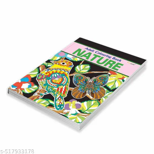 Nature - Adult Colouring Book : Art Book for Relaxation  Creative Nature Coloring book  Fun coloring book for adults and kids