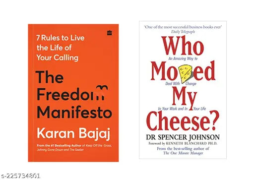 THE    MANIFESTO BY KARAN   +WHO MOVED MY CHEESE BY DR SPENCER