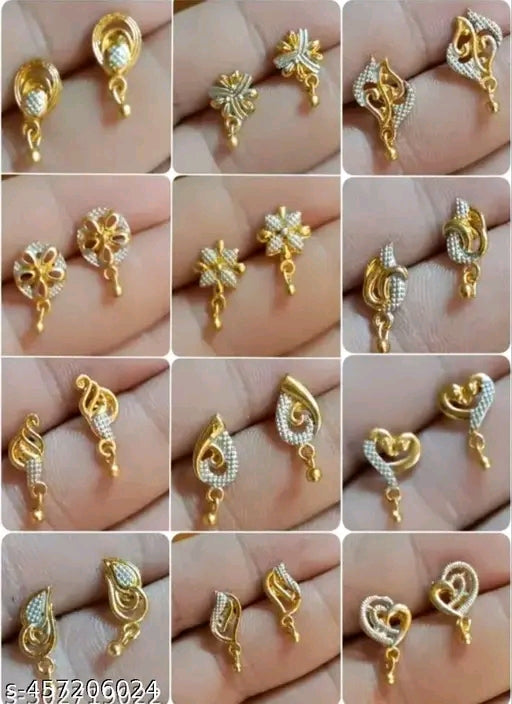 Combo of 12 Earrings Studs