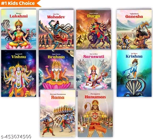 #000 Mythological Story Books for Kids - Set of 10