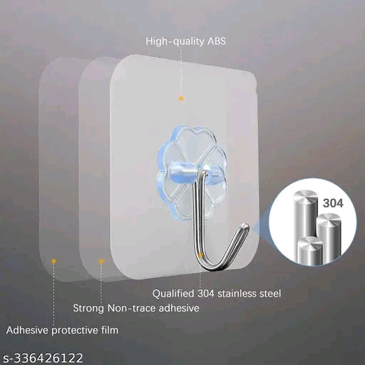 Pack of 10 Self Adhesive Hanger Hooks