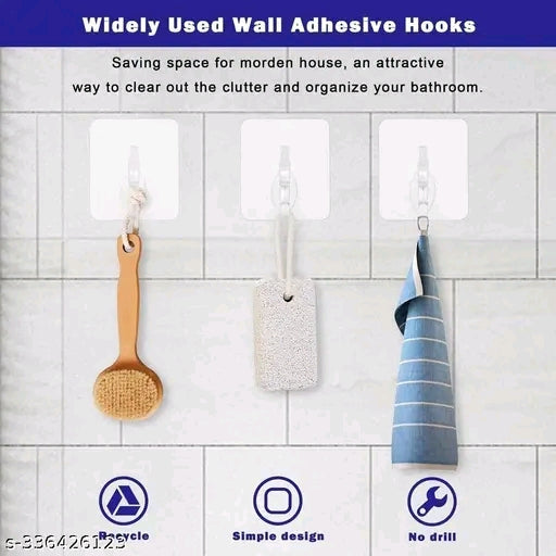 Pack of 20 Self Adhesive Hanger Hooks