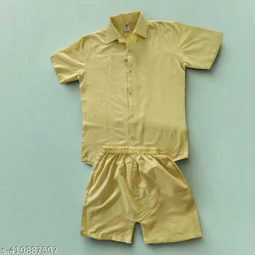 Fancy Mens Shorts  And Shirt Set