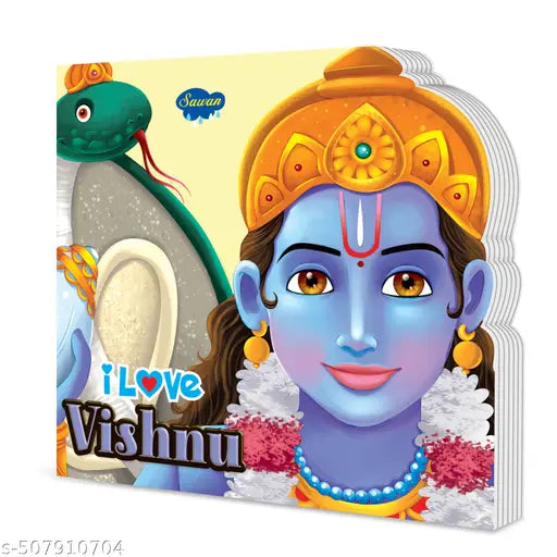 I Love Vishnu Die cut board book for kids : Children’s early learning story book  Kids learning book  Children educational books with images