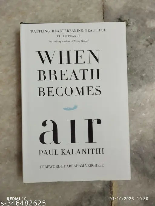 When Breath Becomes Air (English  Hardcover  Paul Kalanithi)