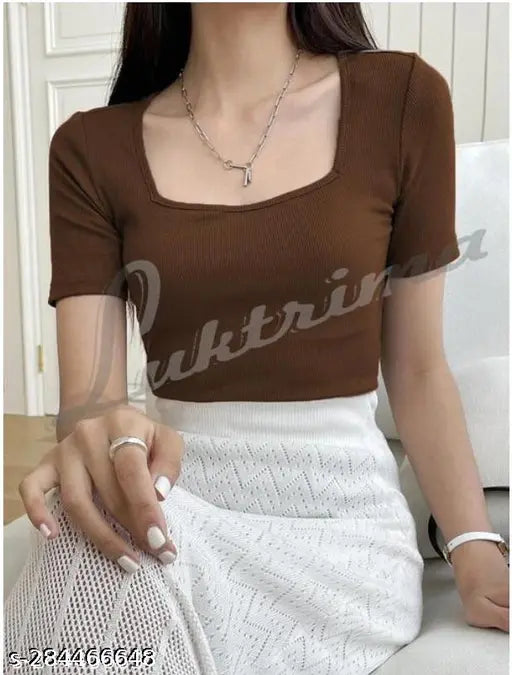 New Latest fancy Deep Neck Top For summer