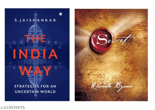 THE SECRET BY RHONDA BYRNE + THE INDIA WAY  BY S. JAISHANKAR