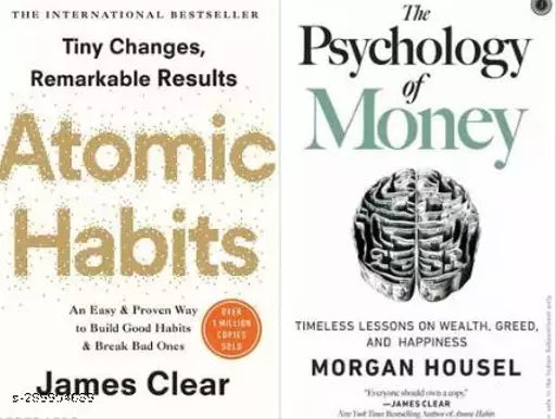 ATOMIC HABIT+ THE PSYCHOLOGY OF MONEY( BEST 2 BOOKS COMBO) (MORGAN HOUSEL  James clear)