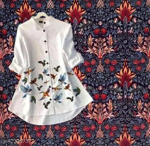 Trendy Womens Printed Shirt