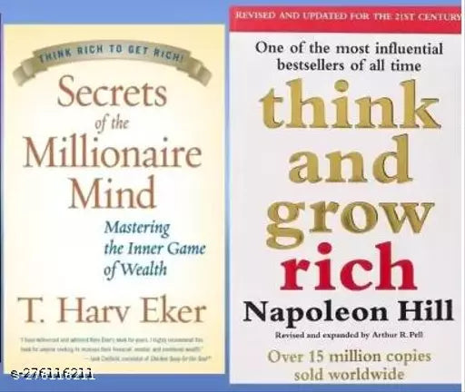 Secret Of The Millionaire Mind + Think And Grow Rich  (Paperback ENGLISH) (T Harv Eker  Napoleon Hill) (2 BOOKS COMBO)