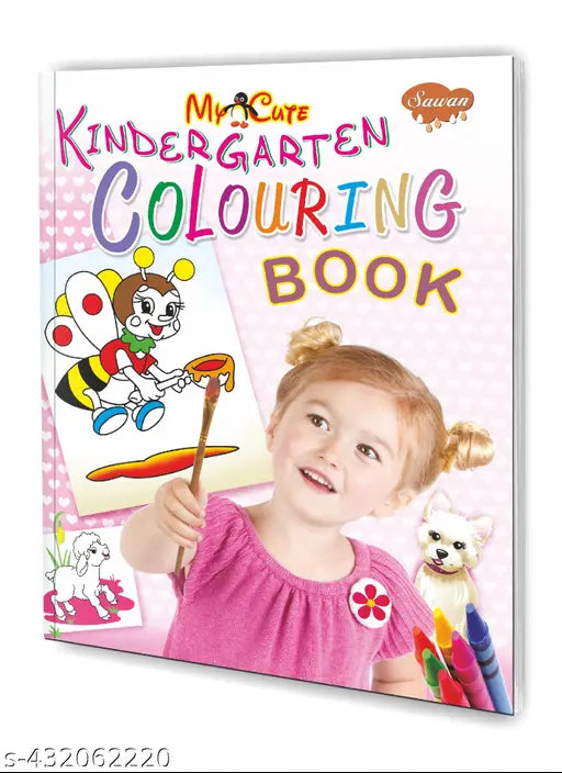 My Cute Kindergarten Colouring Book for kids : Colouring book for children  Colouring book for KG children
