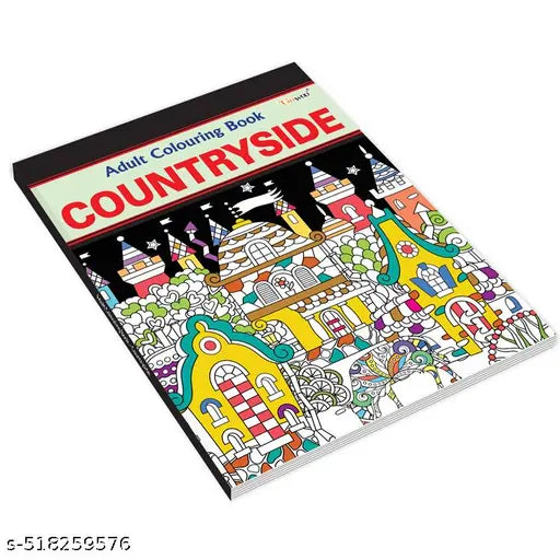 Countryside - Adult Colouring Book : Coloring book for stress relief  Creative coloring book  Adult coloring book with countryside themes