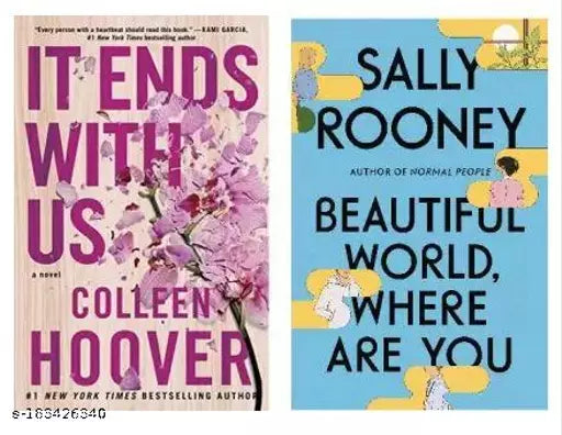 It Ends With US + Beautiful World Where Are You  (Paperback  Colleen Hoover  Sally Rooney)