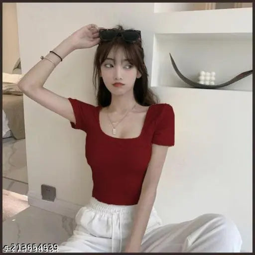 Deep Neck Top