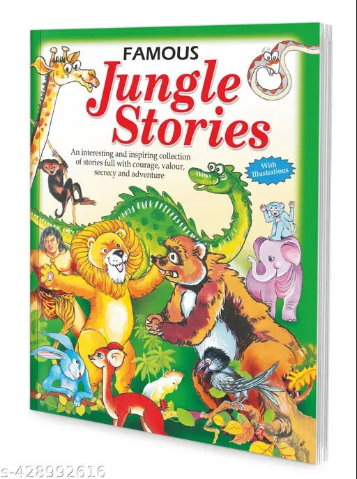 Famous Jungle Stories book for kids : Storytelling learning book  Storybooks for preschoolers  Educational storybooks for children.