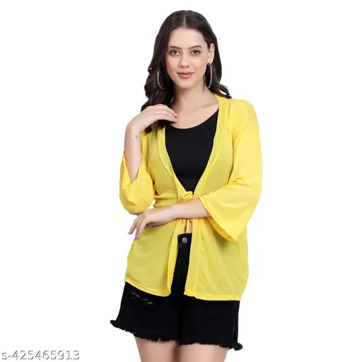 Woman Plain Shrug