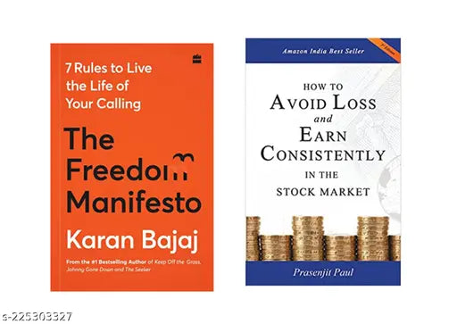 THE  FREEDOM MANIFESTO BY KARAN  + HOW TO AVOID LOSS AND EARN CONSISTENTLY IN THE STOKE MARKET BY PRASENJIT PAUL