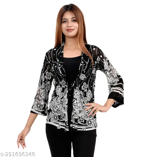 Woman Net Shrug