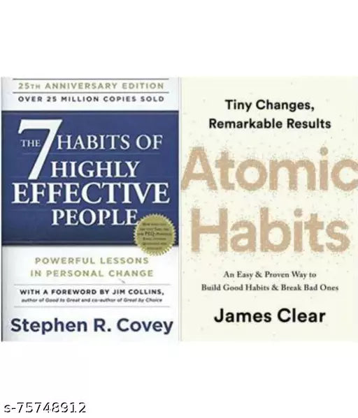 Combo Of 7 HABIT OF HIGHLY EFFECTIVE PEOPLES And ATOMIC HABIT (Paperback  Multiple Authors)