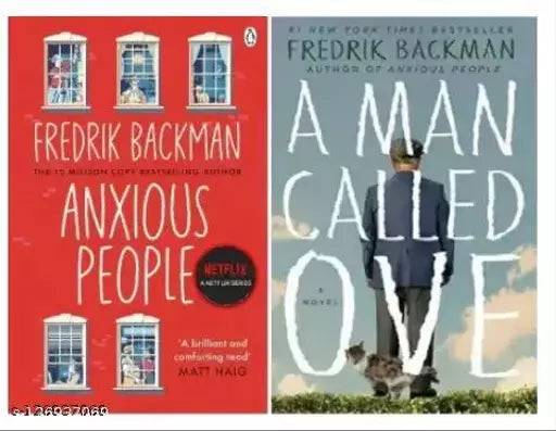 ANXIOUS PEOPLE + A MAN CALLED OVE : Combo Of 2 Books By. Fredrik Backman  (Paperback  Fredrik Backman)