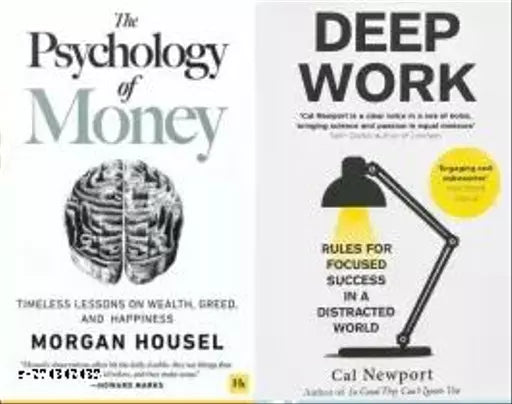 The Psychology Of Money+ Deep Work (2 BOOKS COMBO) (ENGLISH  PAPERBACK)