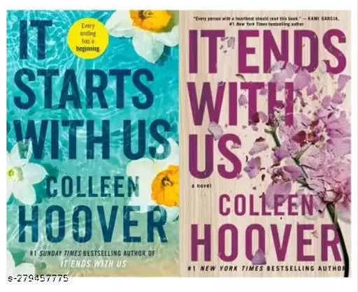 It Starts With Us + It Ends With Us (2 BOOKS Combo) ( English   COLLEN HOOVER )