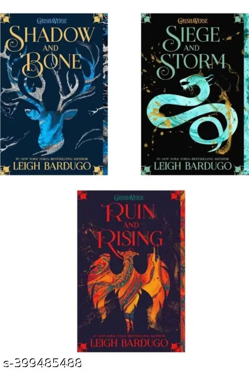 Girisha Verse Trilogy Set :- Shadow And Bone + Siege  And Storm + Ruin And Rising  (English  Paperback  Leigh Bardugo)