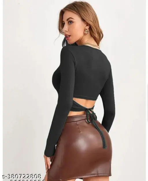 Back Knoght Top For Woman