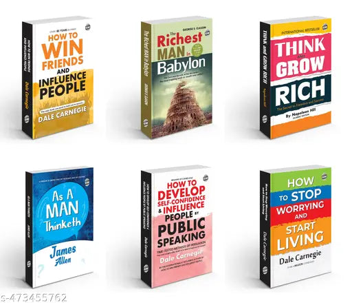 The Ultimate Success and Personal Growth Collection : Classic English Novel  Financial success and mindset books  Motivational Novel book - Combo of 6 Novels