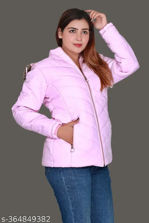 Flying Trendy  Classy Designer  Full Sleeve Woman Parka Jackets