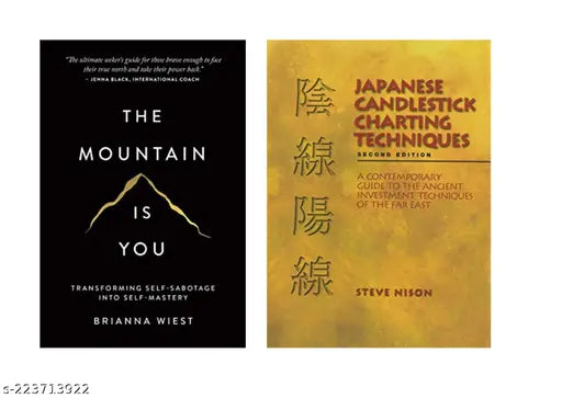 THE MOUNTAIN IS YOU BY BRIANNA WIEST  + JAPANESE CANDLESTICK CHARTING TECHNIQUES BY STEVE NISON